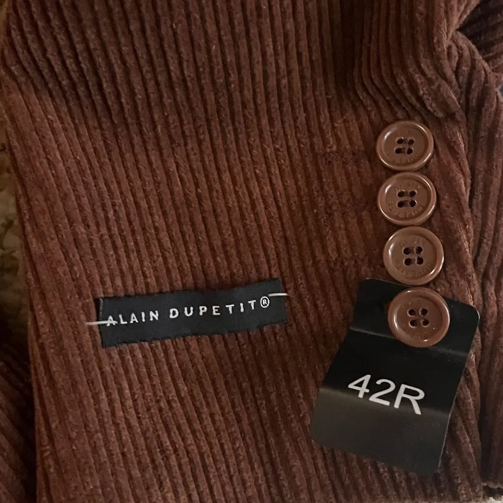 Alain Dupetit corduroy jacket